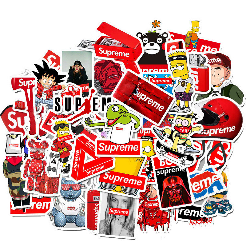 Luggage stickers 50 tide graffiti stickers laptop dead skateboard guitar waterproof stickers are removable