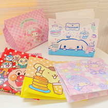 Melody White Dog Tissue Cover Kuromi Cartoon Leather Waterproof Car Bedroom Tissue Drawer New Style