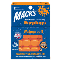 American original MACKS infants and children sound-proof earplugs anti-noise flying bathing swimming waterproof