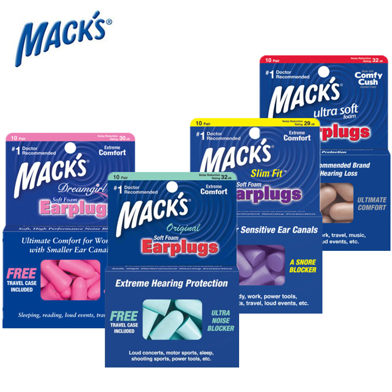 American MACKS soundproof earplugs for men and women anti-noise sleep Sleeping dorm students anti-noise noise reduction mute