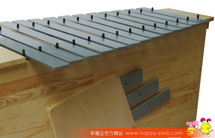 Happiness Beans: Orff instrument C tone 16 Sound bass aluminum plate with 3 and half sound Percussion Instrument Metal Cen