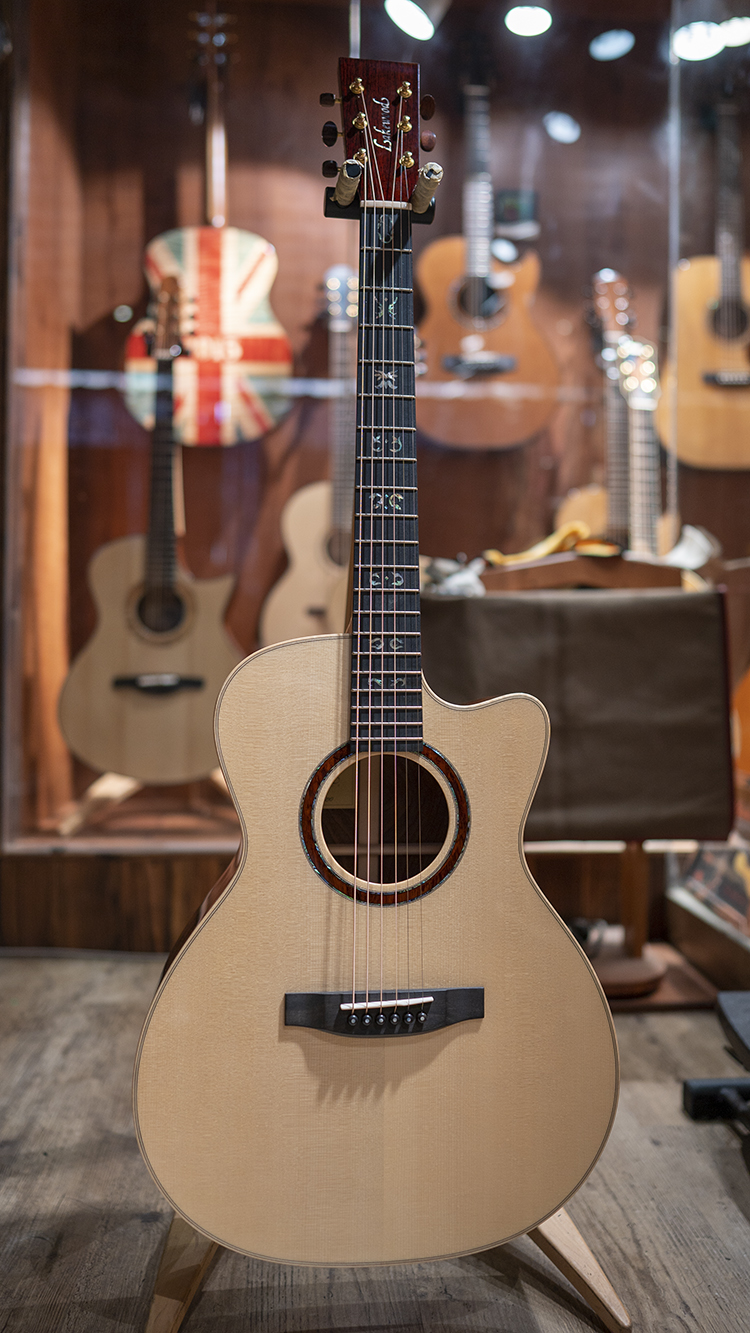 Dalian Log Hall German handmade piano Lakewood M53C full veneer wooden guitar spot sale