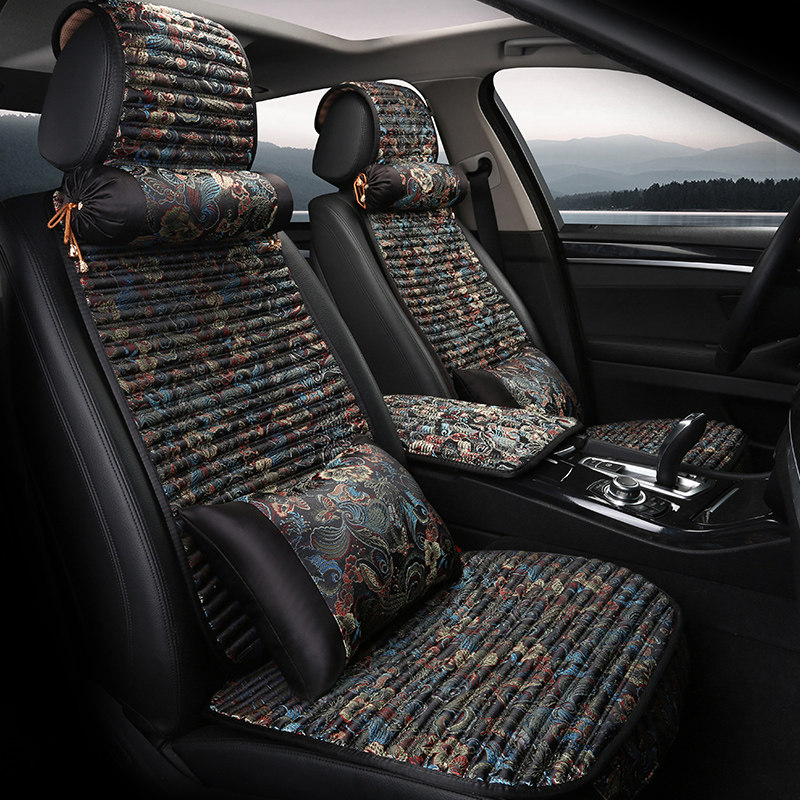 20 New Cars All Season Cushion Universal Buckwheat Hull Small Brute Waist Single Sheet Breathable Wellness Cushion Linen Winter