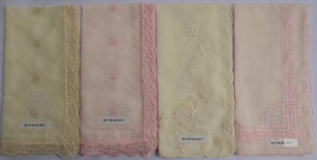 GIVENCHY (GIVENCHY) lace and embroidered lady handkerb without lace