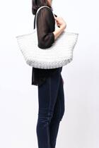 Japan DRAGON (Belgium brand)cowhide hand woven bag lightweight and practical