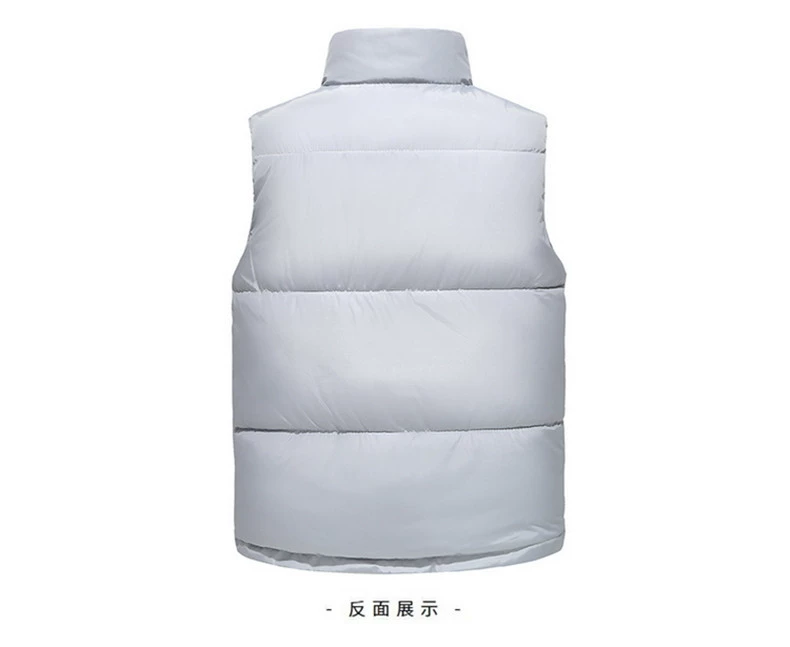 Mùa thu và mùa đông xuống áo vest nam vest nam phiên bản Hàn Quốc của thương hiệu thủy triều mùa đông thể thao ấm áp bánh mì dày không tay vest áo khoác vest nam mỏng