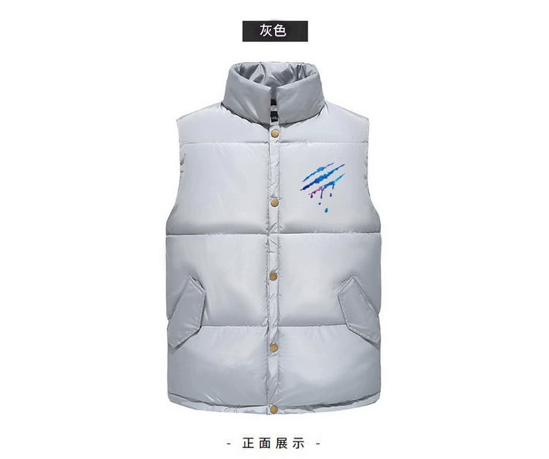 Mùa thu và mùa đông xuống áo vest nam vest nam phiên bản Hàn Quốc của thương hiệu thủy triều mùa đông thể thao ấm áp bánh mì dày không tay vest áo khoác vest nam mỏng