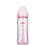 Силиконовая стеклянная бутылочка для кормления, соска, широкое горлышко, 240 мл