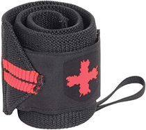 Harbinger Humanx red striped wrist strap anti-sprained hard pull training fitness wrist bandage