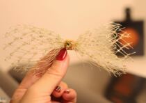 The material out of Koreas shiny ultra-wide gold and silver mesh solid with hardness diy handmade bi