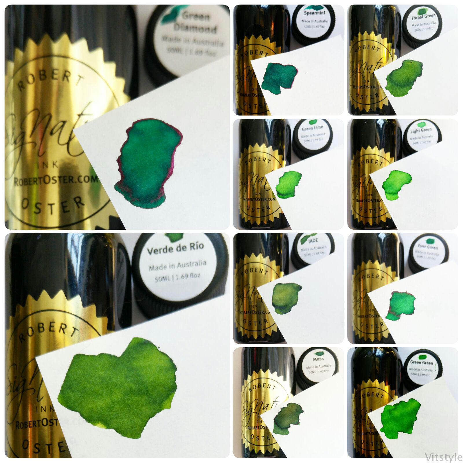 Spot] Official Australian ROBERT OSTER SIGNATURE 136 color] pen ink avocado