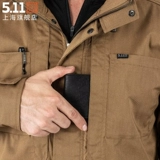 5.11 Дорожная длинная куртка для отдыха, демисезонная удерживающая тепло толстовка с капюшоном, средней длины