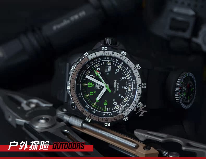 Đồng hồ Leimeno luminox 8831 đồng hồ leo núi đa chức năng ngoài trời không thấm nước - Giao tiếp / Điều hướng / Đồng hồ ngoài trời đồng hồ ferrari
