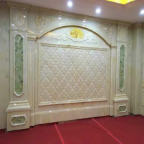 Фабрика Direct imitation Jade Roman Pillar TV Background Wall Througe Body Jade Overall Euros