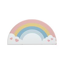 Childrens room tatami wall surrounded by soft bag girl cute rainbow anti-collision headboard soft bag back cushion self-adhesive protection