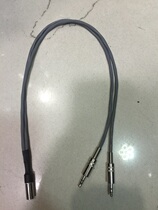 3 5 female to double 3 5 male audio line stereo one minute two line small three core wire pair 2 small three core wire