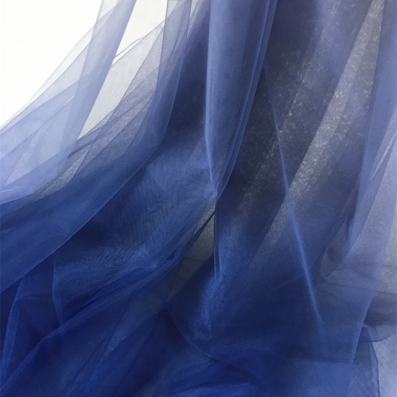 A 1.0m Price Is Super Affordable, Special Dense Mesh Fabric in Starry Sky Blue Gradient Color, Soft and Transparent Fabric for Dresses A 1.0m Price Is Super Affordable, Special Dense Mesh Fabric in Starry Sky Blue Gradient Color, Soft and Transparent Fabric for Dresses