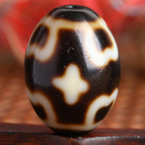 Pure old material but Tibetan authentic old pearl hand string necklace Daluo star Lotus nine-eyed celestial beads accessories