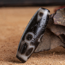 Tibetan genuine joy Buddha celestial beads natural nine-eyed stone material Tibetan Tzu necklace pendant