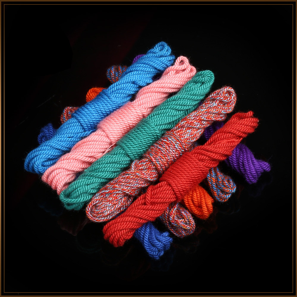Hand rub cotton thread 2 0 Buddha beads thread wear beads Hand string text play line Diamond star Moon accessories line Rope no elastic wear-resistant