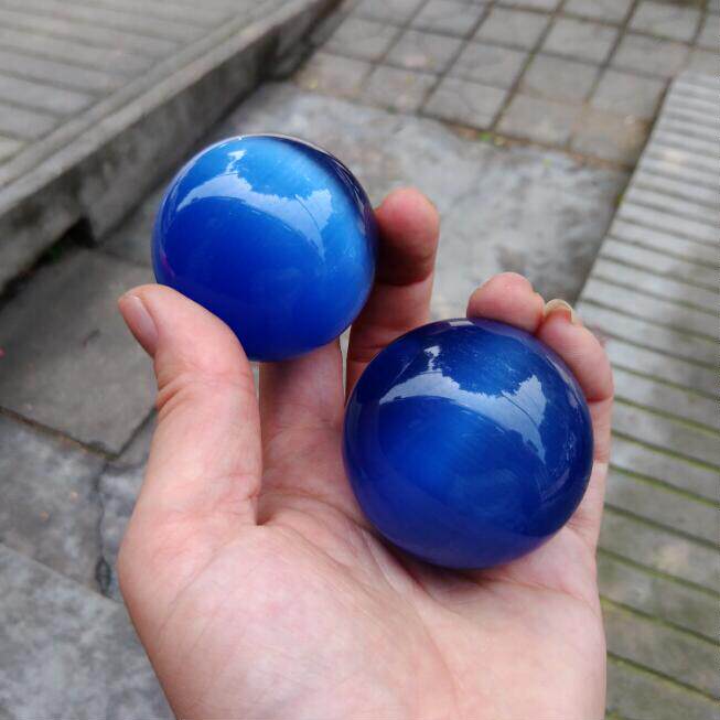 Solid Fitness Ball Handball Health Ball Massage Balls Fitness Ball Cat Eyeball Swing Piece Seniors Birthday Present