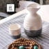 Rượu phong cách Nhật Bản và rượu sake rượu nhỏ bình gốm đặt rượu vang trắng rượu vang nhỏ rượu vang thủy tinh rượu vang chai rượu quà tặng - Rượu vang