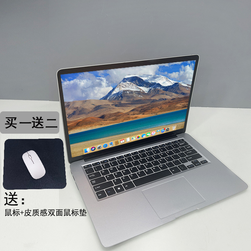 Simulated Full-Screen 15inch Laptop Model, Simulated Apple Laptop, Fake Computer with Mouse Model