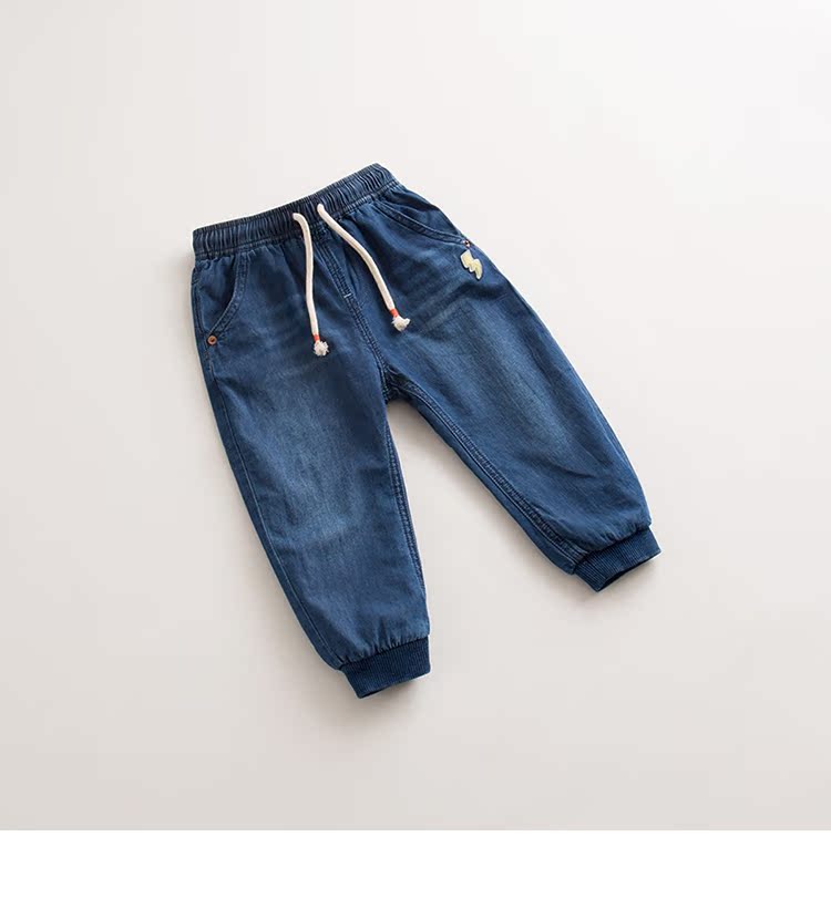 Mark Jenny Fall Winter Wear Boy and Children Washed Jeans Quần bé 70151 quần jean baggi trẻ em