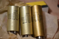 [美国大D CornellDubilier CDE 阴极古董电容 双120uf 150uf/350v]