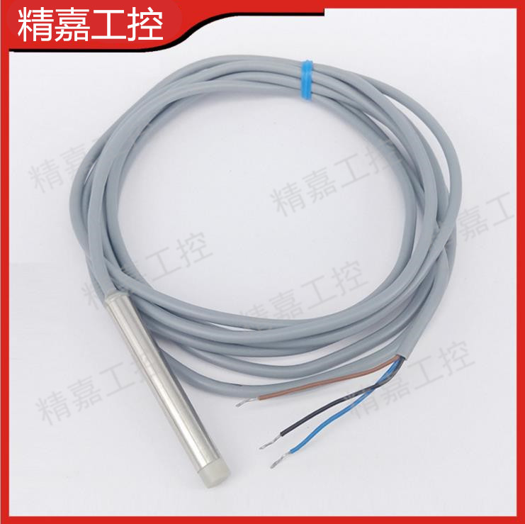 M6.5光体不锈钢管电感式接近开关，直径6.5MM毫米圆柱形长度30MM