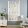 Spring south Roman curtain Roller curtain Curtain shading Living room Bedroom study Lifting partition door and window Jingya Forest