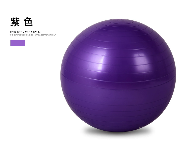 Bóng yoga cho người mới bắt đầu 75 chà bóng chống cháy nổ 65cm Bóng Pilates trẻ em thiết bị thể dục nữ bóng yoga dày - Yoga thảm yoga cao su