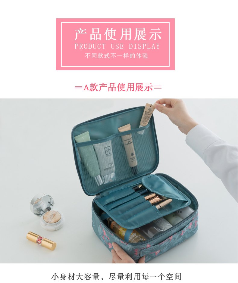 Phiên bản tiếng Hàn của túi giặt công suất lớn đa chức năng du lịch túi mỹ phẩm thế hệ thứ hai túi đựng mỹ phẩm xách tay ra khỏi túi lưu trữ - Túi du lịch túi trống du lịch