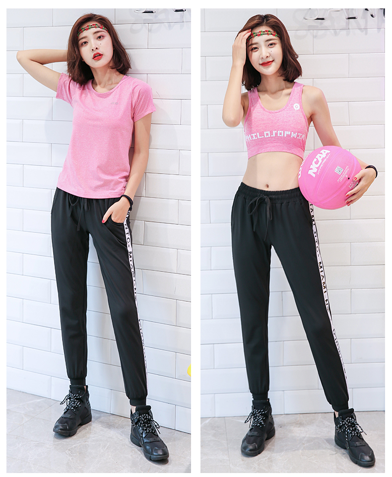 Mùa hè mới quần áo yoga Áo thun tay ngắn tập gym thể thao chuyên nghiệp chạy áo rộng nhanh khô nhanh size nữ thảm yoga du lịch