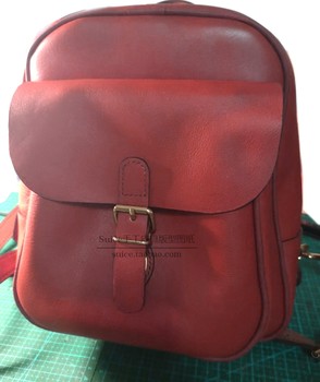 Women's Backpack Pattern Casual Backpack School Bag Leather Pattern DIY Paper Pattern Eaf-01