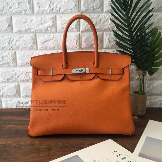 Platinum Pattern Paper Template for Gold Handmade Leather Goods, Horse Bag Pattern Paper Template 35, Classic Women's Bag Pattern