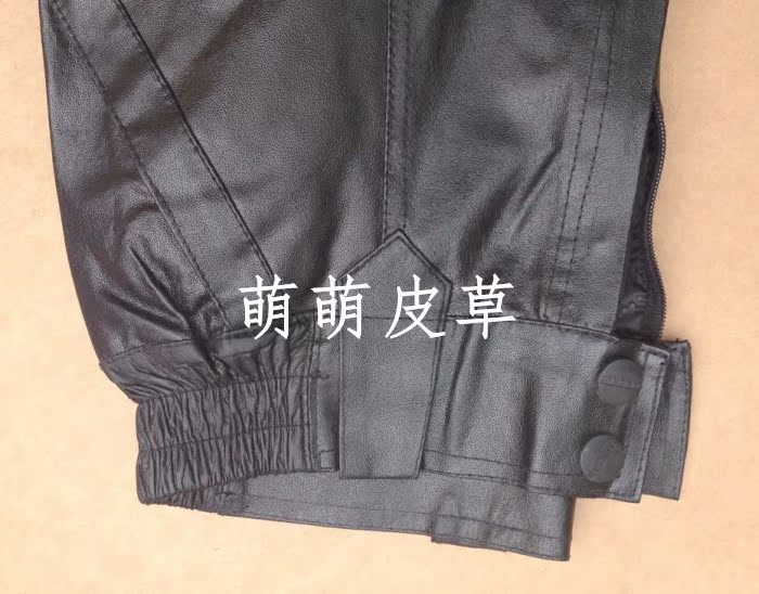 Pantalon cuir homme droit pour hiver - Ref 1477031 Image 14