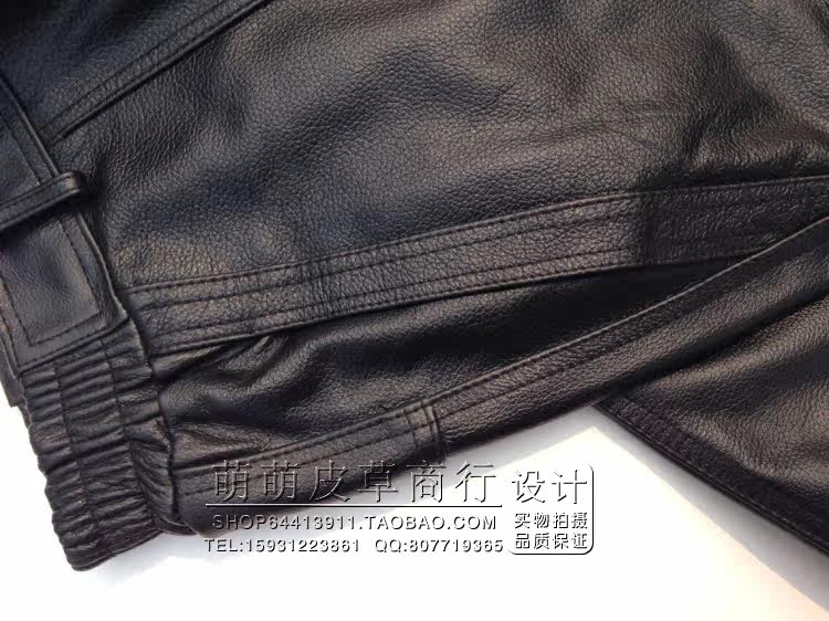 Pantalon cuir homme droit pour hiver - Ref 1481546 Image 28