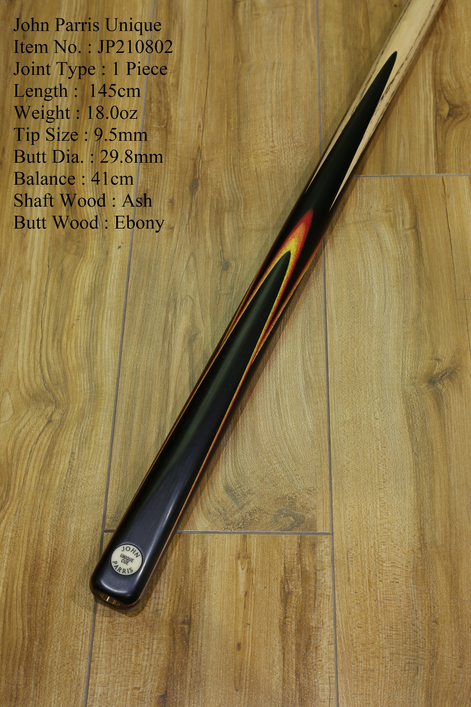 ＜Royal Billiards Shanghai Store＞British John Parris Billiard Cue Unique Four-Plug Ebony-1