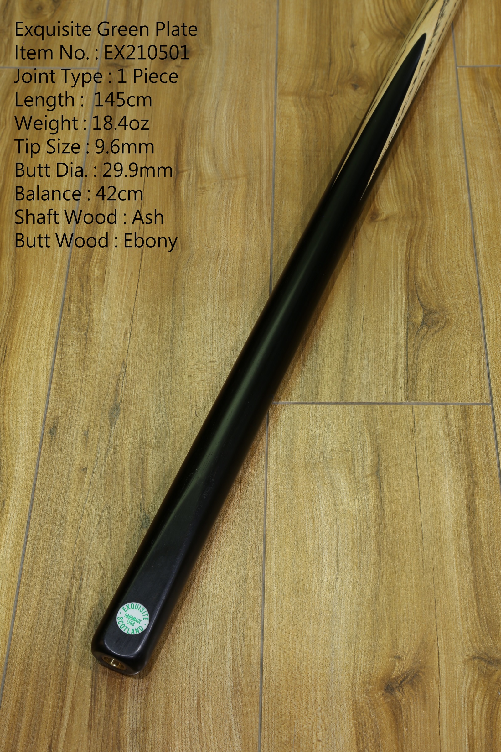 The Royal Family Table Ball Shanghai Shop > UK Exquisite Billiard Cue-Green Card Blackstone -3