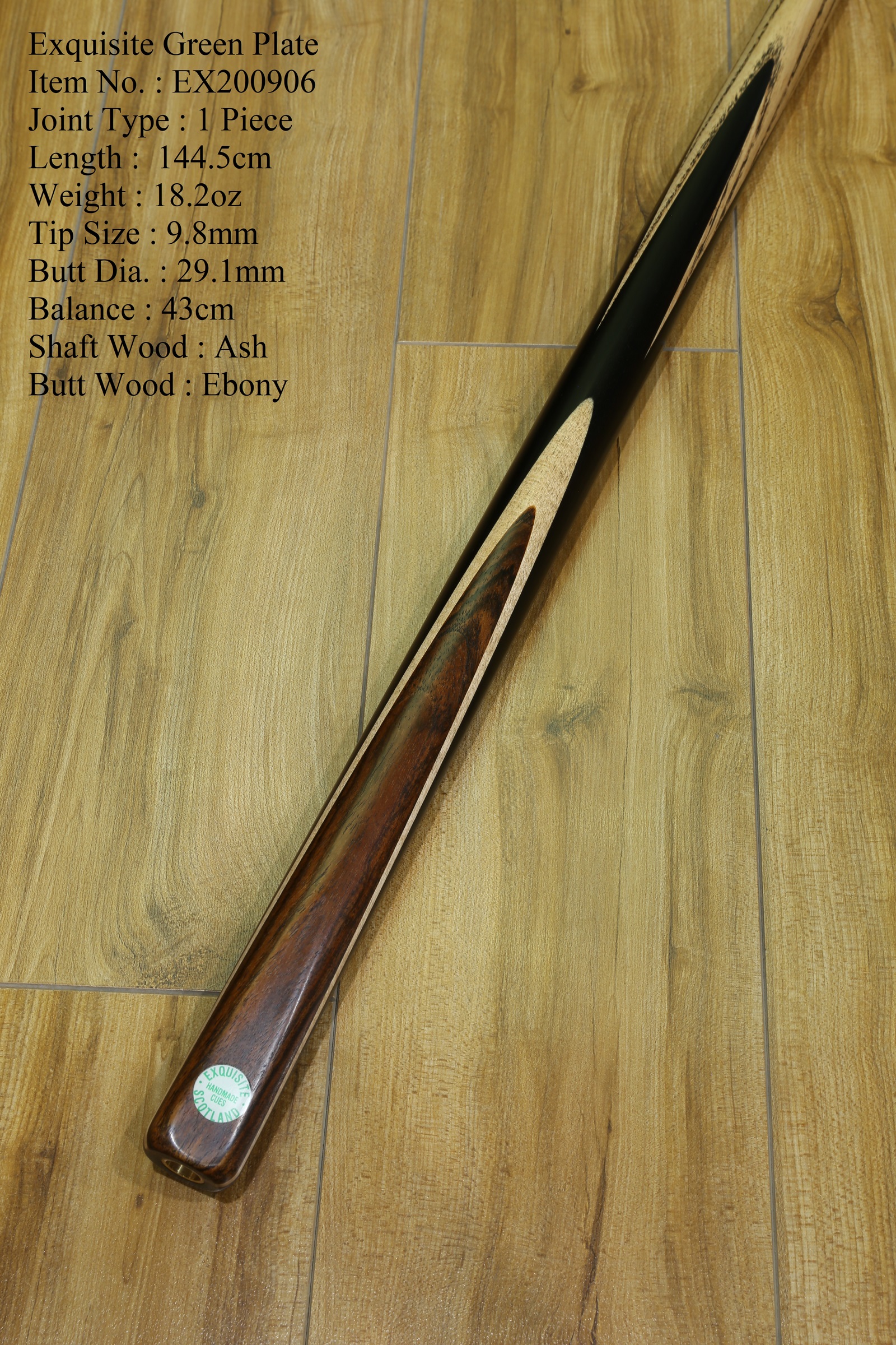 Royal Table Ball Shanghai Shop > UK Exquisite Billiard Cue Green Cards for Cocoa Wood -2
