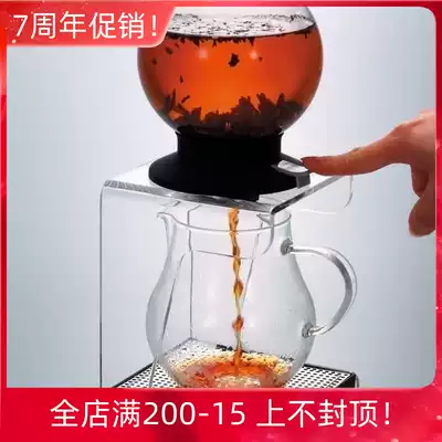 New Japanese hario water tower pot Japanese bubble teapot glass heat-resistant tea maker household 800ml