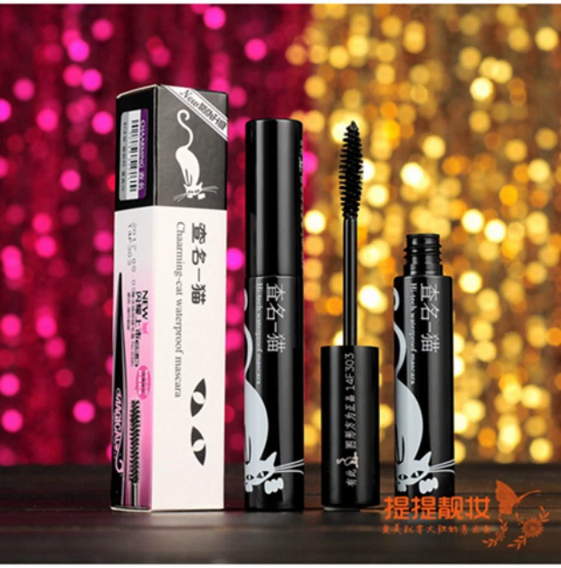 Mascara dài mã hóa siêu dài ma thuật Charlie không thấm nước dài để tìm ra mascara mèo - Kem Mascara / Revitalash mascara maybelline vàng