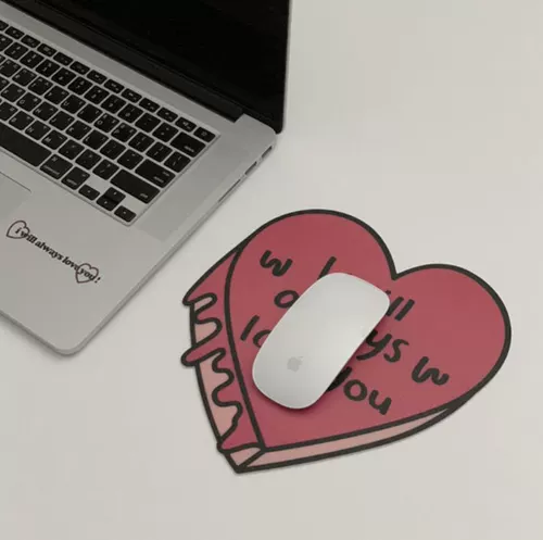 Mazzzzy Korean Nice Design Pvc Pvc Pad Pad Desktop Anti -Sliding Pad Ins, Feng Taoxin Cake Cake Cuffin