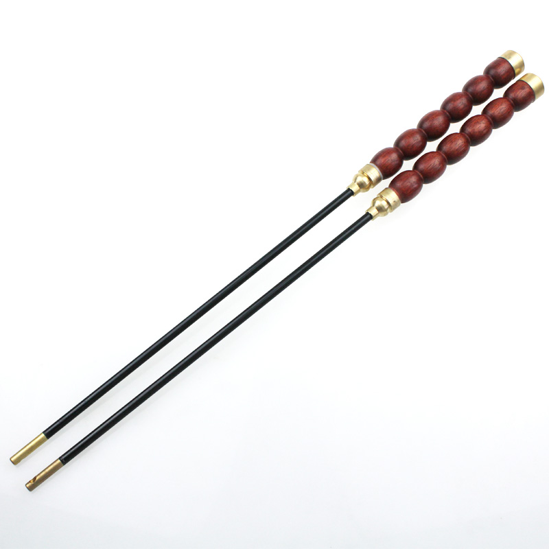 Ruichi purple sandalwood red sandalwood sugar gourd carbon massage sugar gourd pole empty bamboo double support shaking pole 10 meters