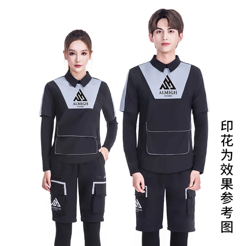 Бар ktv Услуга обслуживания ночной официант платье платье в форме осень и зимние персонализированные кейтеринговые парикмахерские, настройка рабочей одежды.