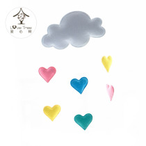 Childrens tent accessories Home decoration Clouds and raindrops non-woven fabric gift pendant decoration gift supplies