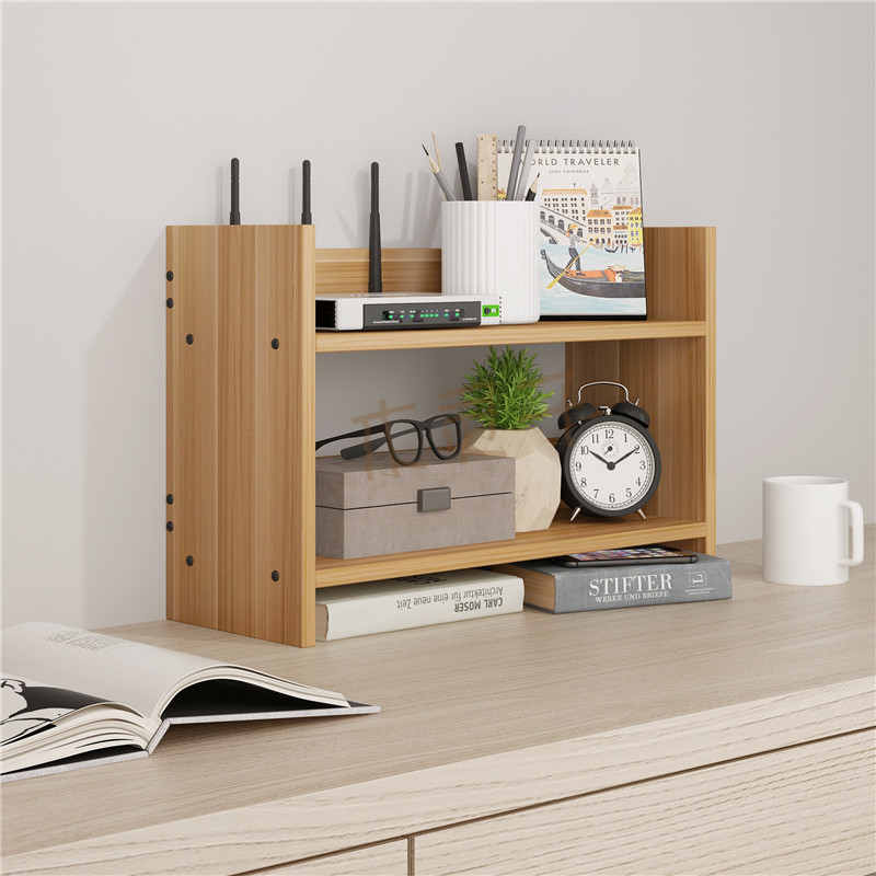 Desk simple shelf office desktop storage storage student desk with dormitory small bookcase simple finishing rack