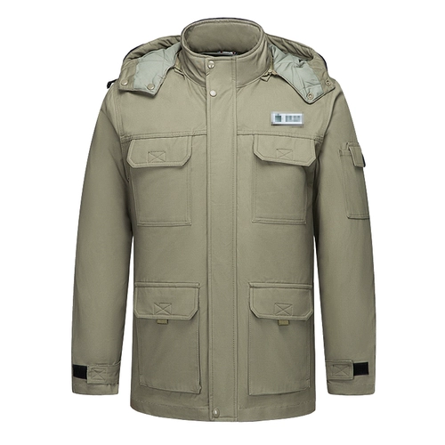 Зимний хлопковый пуховик для работы, хлопковая куртка, увеличенная толщина