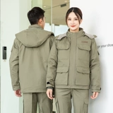 Зимний хлопковый пуховик для работы, хлопковая куртка, увеличенная толщина